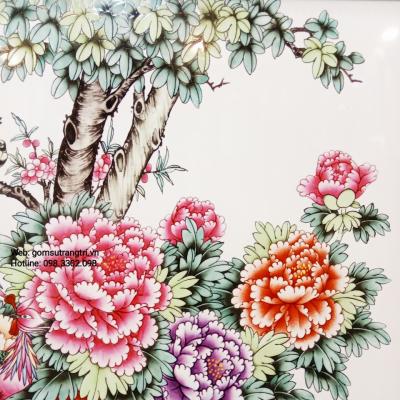 TRANH SỨ BÁCH ĐIỂU TRIỀU PHỤNG - QUÀ TẶNG TÂN GIA SANG TRỌNG
